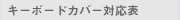 キーボードカバー対応表